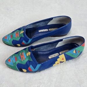 Women's Hokus Pokus Shoes Flats Loafers Slip On Pointed Toe Leather Size 8